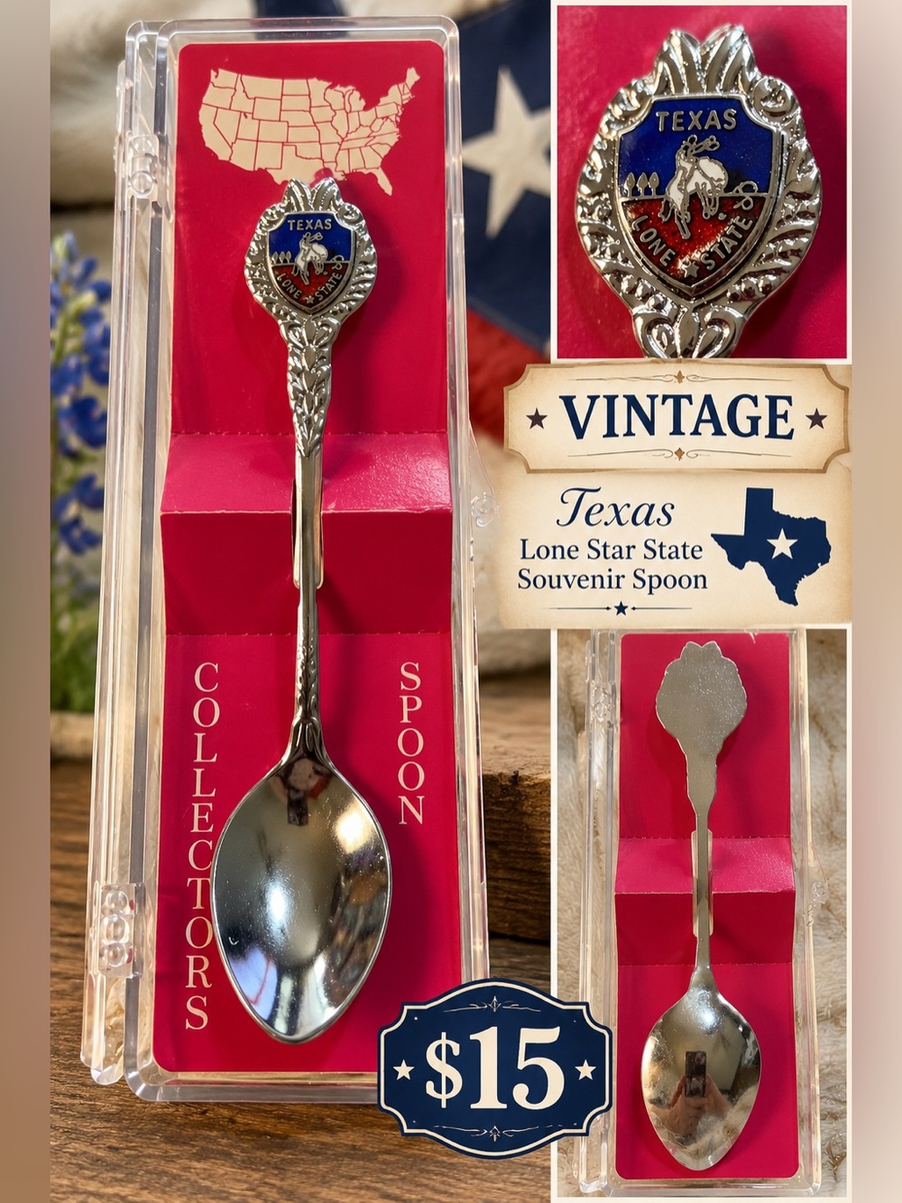 Texas Collectors Souvenir Spoon